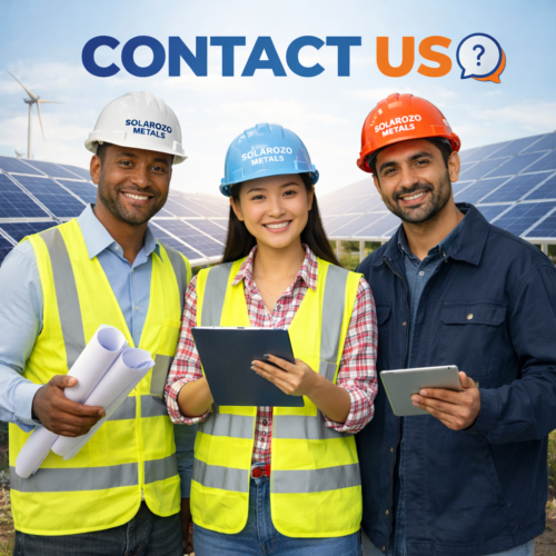 Aerial view of SolarTech Components headquarters building in Austin, Texas with solar panels on rooftop